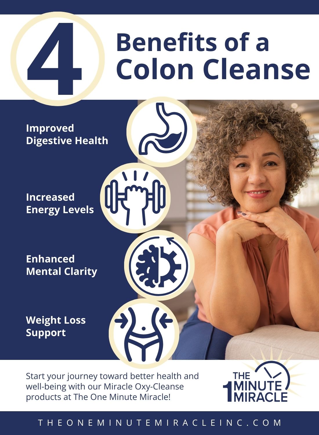 Infographic - 4 Benefits of a Colon Cleanse