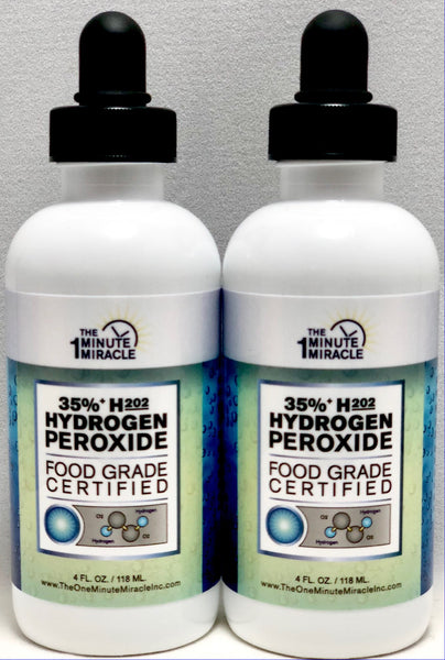 one minute cure hydrogen peroxide