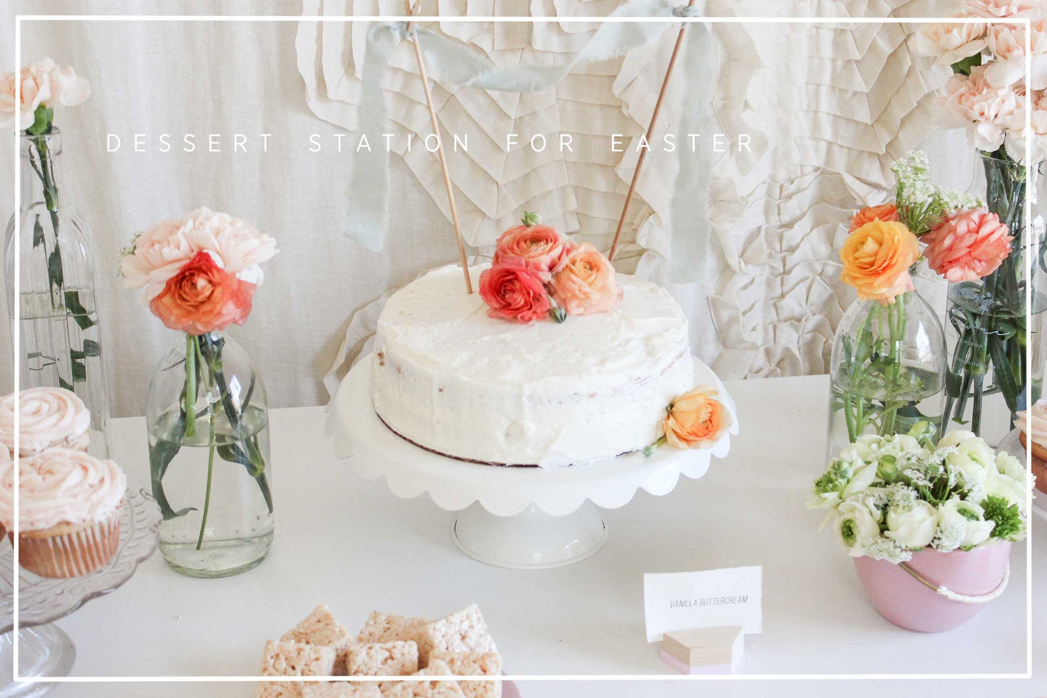 esselle dessert station for easter party