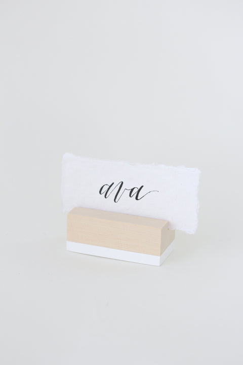 letter place card holders