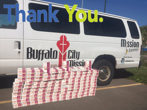 119 Boxes Kutoa Health Bar Donation Buffalo City Mission