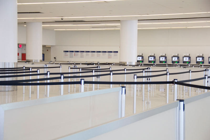 Visiontron Retracta Belt JFK Airport Configuration