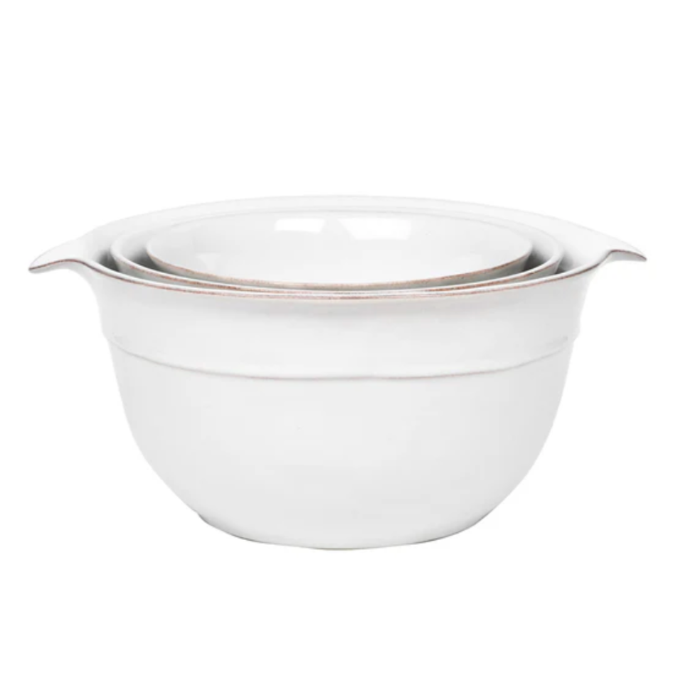 Juliska Puro Whitewash Nesting Serving Bowl Set/3