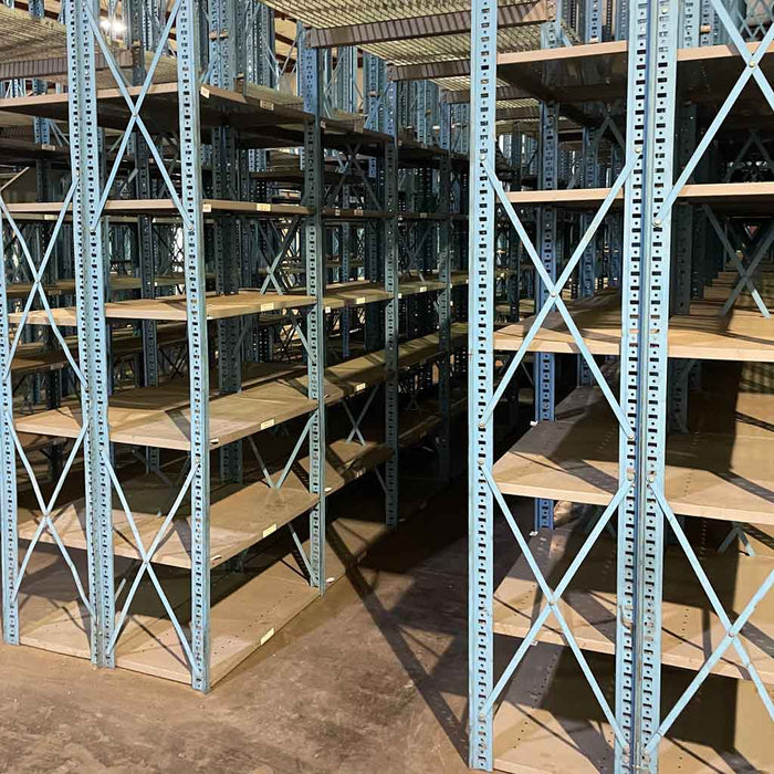 Used Borroughs Industrial Shelving 36" wide x 18" deep x 87" high