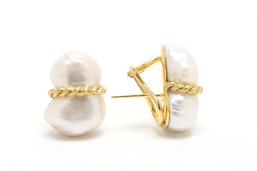 Peanut Pearl Earrings