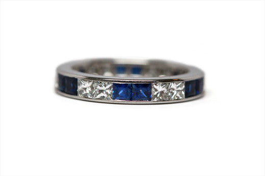 Sapphire and Diamond Band