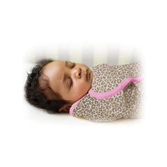 Summer Infant SwaddleMe Adjustable Infant Wrap - Small-Medium 7 - 14 lbs - Leopard
