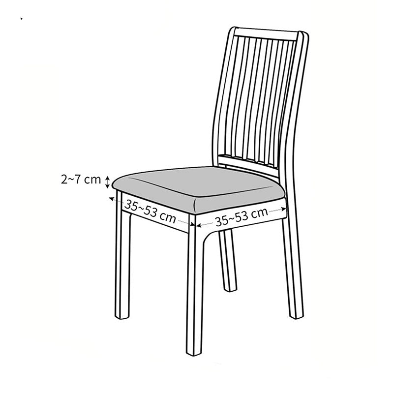 dimensions housse assise de chaise
