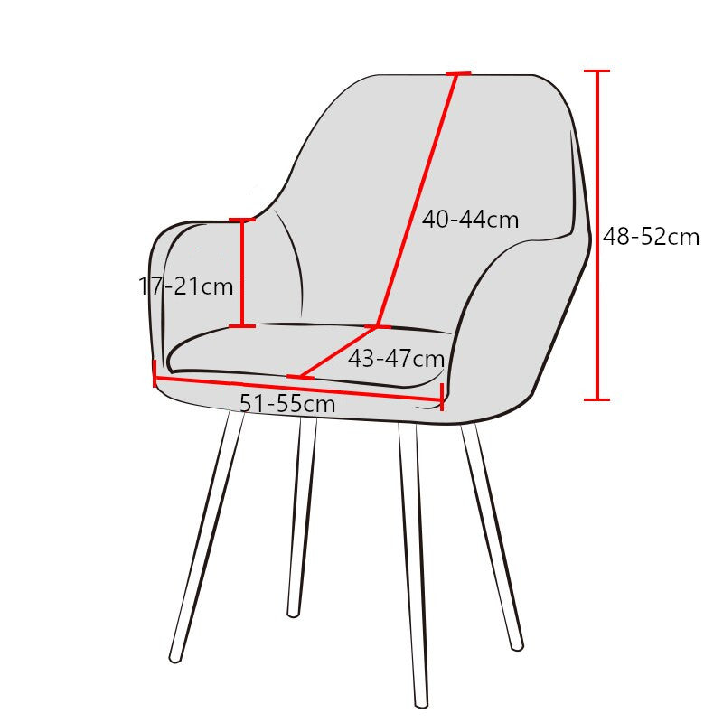 dimensions housse de chaise scandinave
