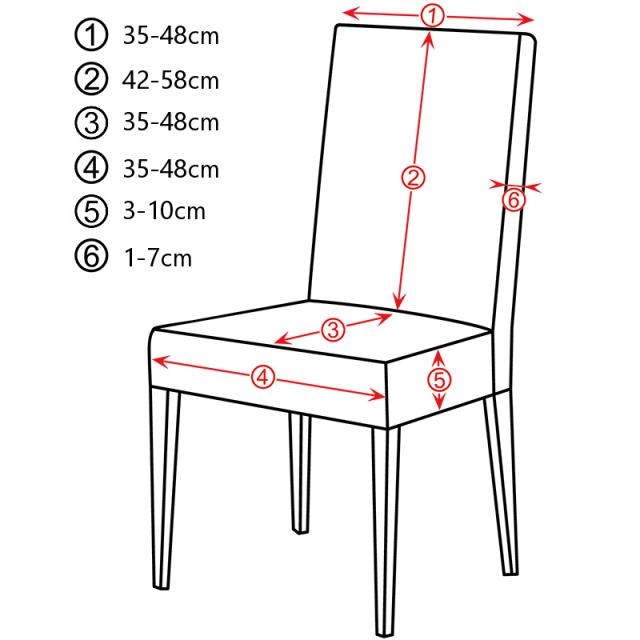 Dimensions housse de chaise standard