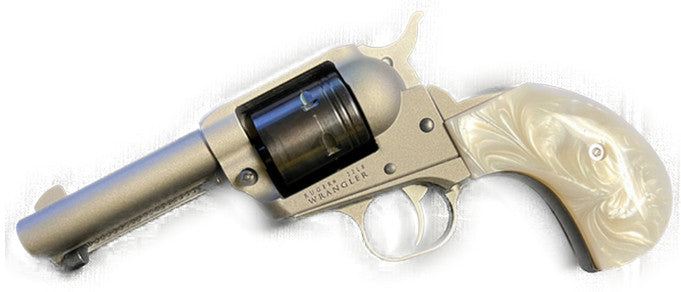 *Ruger Wrangler & Diamondback Side Kick  - Birdshead Grip-  White Pearl Acrylic Grip - Fits Birdshead Model Only