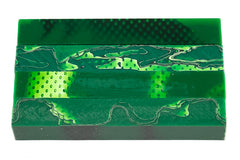 Emerald Water Mesh Acrylic Pen Blank