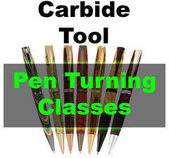 Pen Turning Class using Carbide Tools