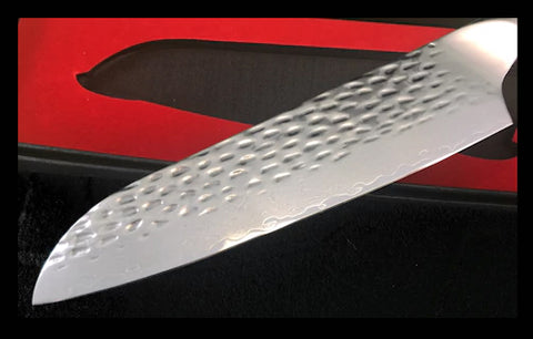 VG-10 Damascus 5-in Small Santoku Blank [No Logo] – ZHEN Premium Knife