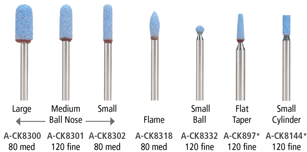 Foredom CeramCut Blue Abrasive Stone 1/8