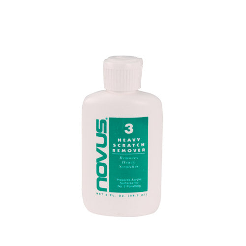 Novus Plastics Polish #3: Heavy Scratch Remover - 2 oz