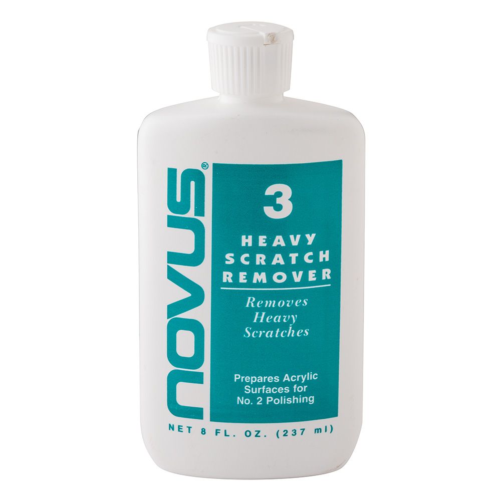 Novus Plastics Polish #3: Heavy Scratch Remover - 8 oz