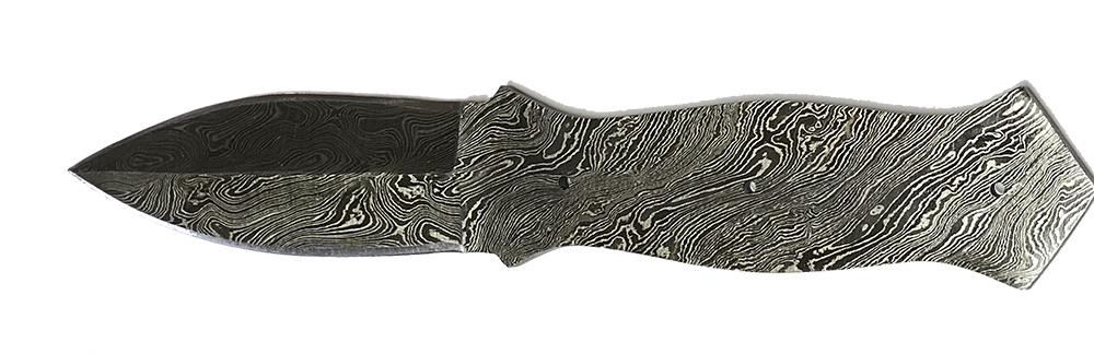 Economy - Big D Boot Knife Damascus Blank