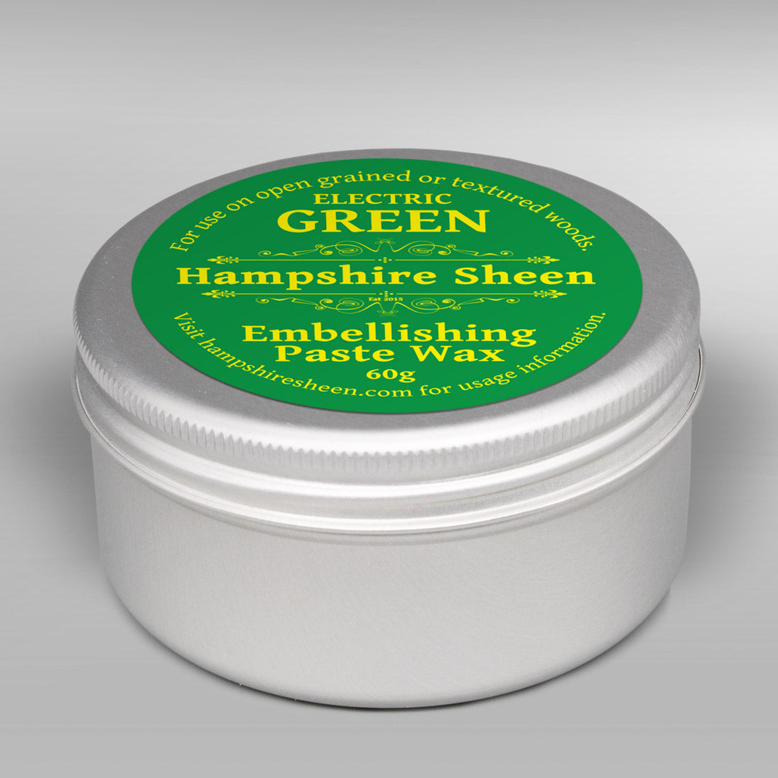 Hampshire Sheen - Embellishing Wax -  Electric Green - 60 grams / 2.11 ounces