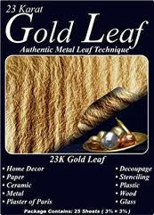 Mona Lisa™ Metal Leaf™ Gold Metal Leafing Sheets