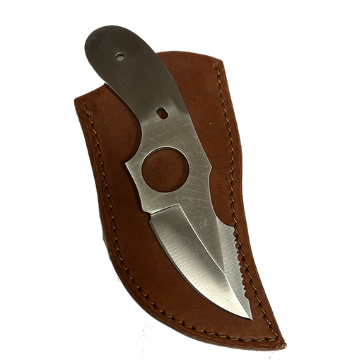 Custom Leather Knife Sheath. Large 7 7/8 x 2 1/2 w/opening 2 1/4 A1-C