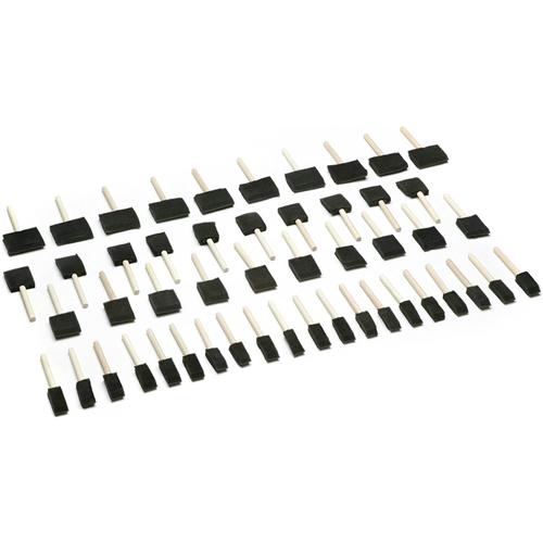 50 pc Foam Brush Set