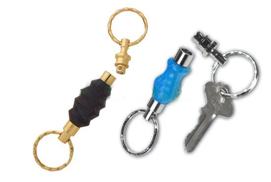 Quick Detachable Key Chain Kits - Chrome