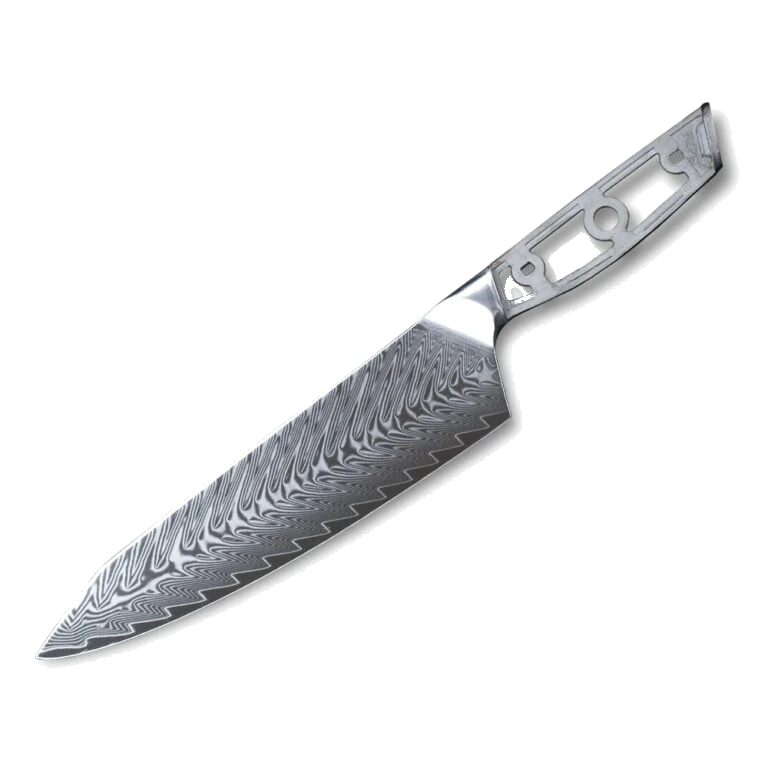 * VG10 Fishbone Pattern - Chef Knife Blank - 13.5