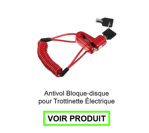 antivol trottinette bloque disque