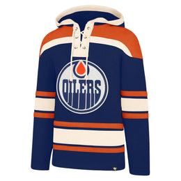Men's Edmonton Oilers Fanatics Branded Blue 2023 NHL Heritage Classic Poly  Tech Long Sleeve T-Shirt