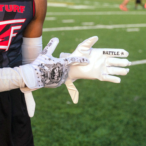 Battle Youth Speed Freak Cloaked Receiver Football Gloves