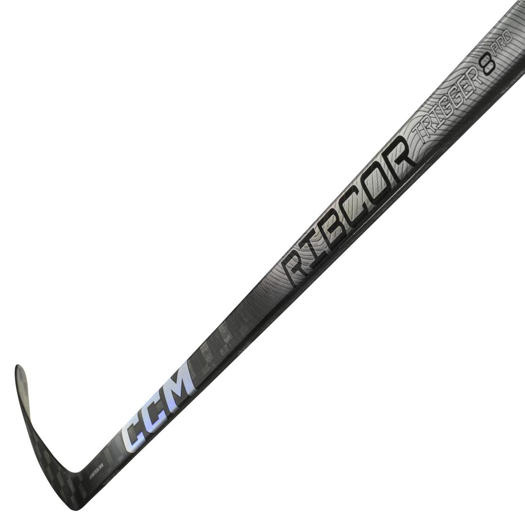 CCM Junior RIBCOR Trigger 8 Pro Chrome Hockey Player Stick