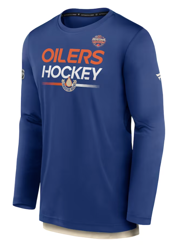 Edmonton Oilers 47 Brand Fan Tee Shirt Third Navy