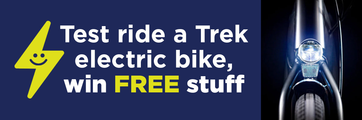 Bushtukah - Congrats to this lucky customer who won $500 off the purchase  of a Trek e-bike! Everyone who test rides a Trek e-bike until Aug. 31, 2023  receives a scratch-and-win ticket