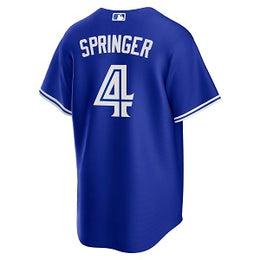 Men's Nike George Springer Orange Houston Astros Alternate 2020 Replica  Player Jersey