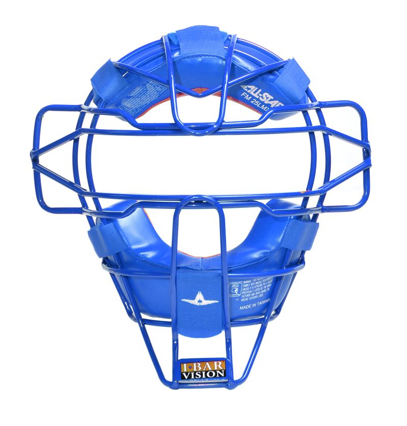 All-Star Senior FM25LMX Traditional Hollow Steel Leather Pads Catcher's Facemask