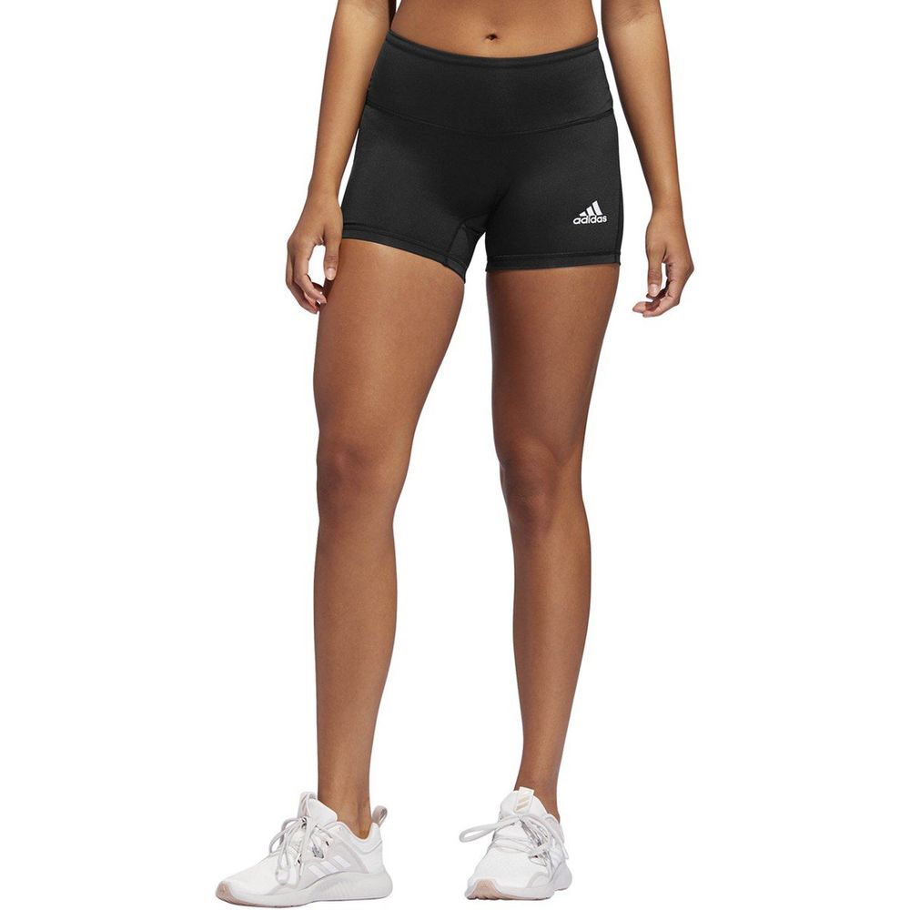 Girls Under Armour black fitted shorty shorts size YMD Volleyball Cheer  Athletic