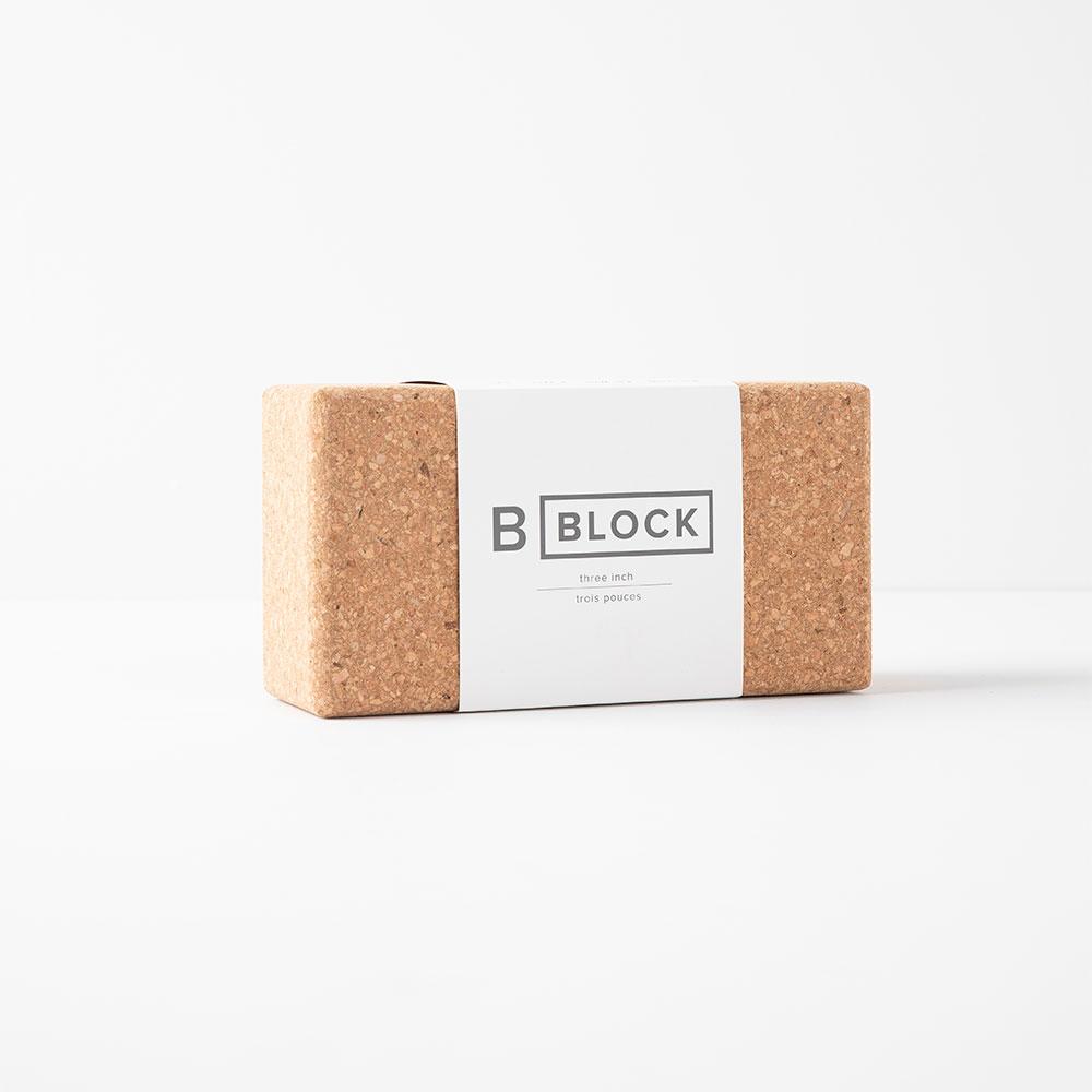 b, halfmoon The Cork Yoga Block 3