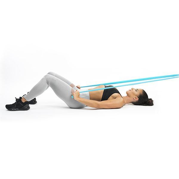 Light Admiral Blue Yoga Resistance Band to Strengthen Body and Mind