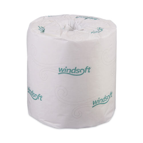 Bath Tissue, Septic Safe, Individually Wrapped Rolls, 2-ply, White, 500 Sheets/roll, 96 Rolls/carton - Stock My Closet product image