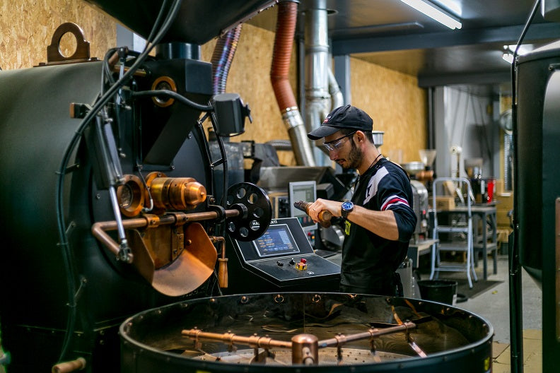 Coffee roasting process 