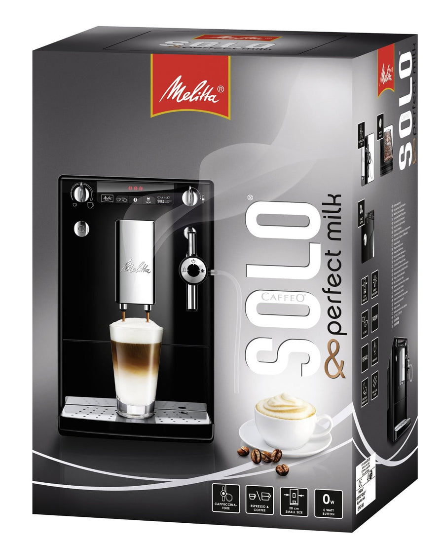 Melitta Caffeo Solo & Perfect Milk Bean to Cup Coffee Machine - Redber Coffee