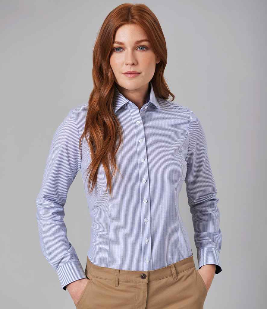 Brook Taverner - Ladies Mirabel Long Sleeve Stretch Oxford Shirt