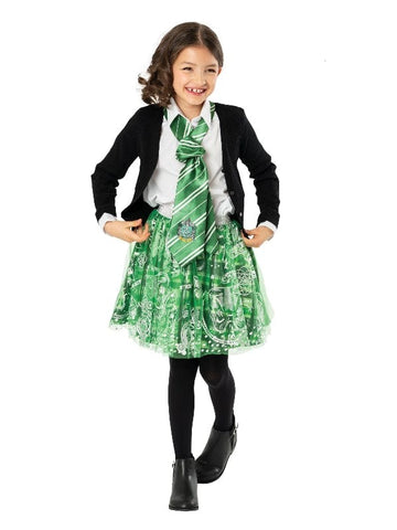 Harry Potter Slytherin Skirt Girls'/Women's Costume, Adult Medium (8-10)