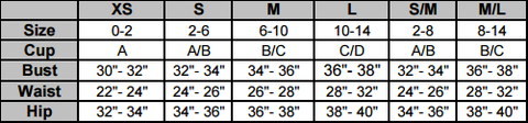 Music Legs Women's Size Chart