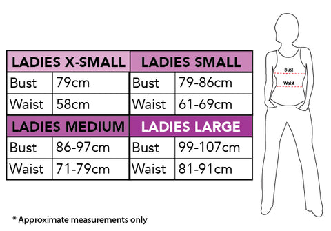 size chart - Mrs. Incredible Costume