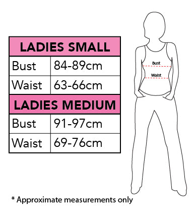 Nurse Naughty Costume for Adults size chart