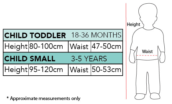 size chart Emma wiggles