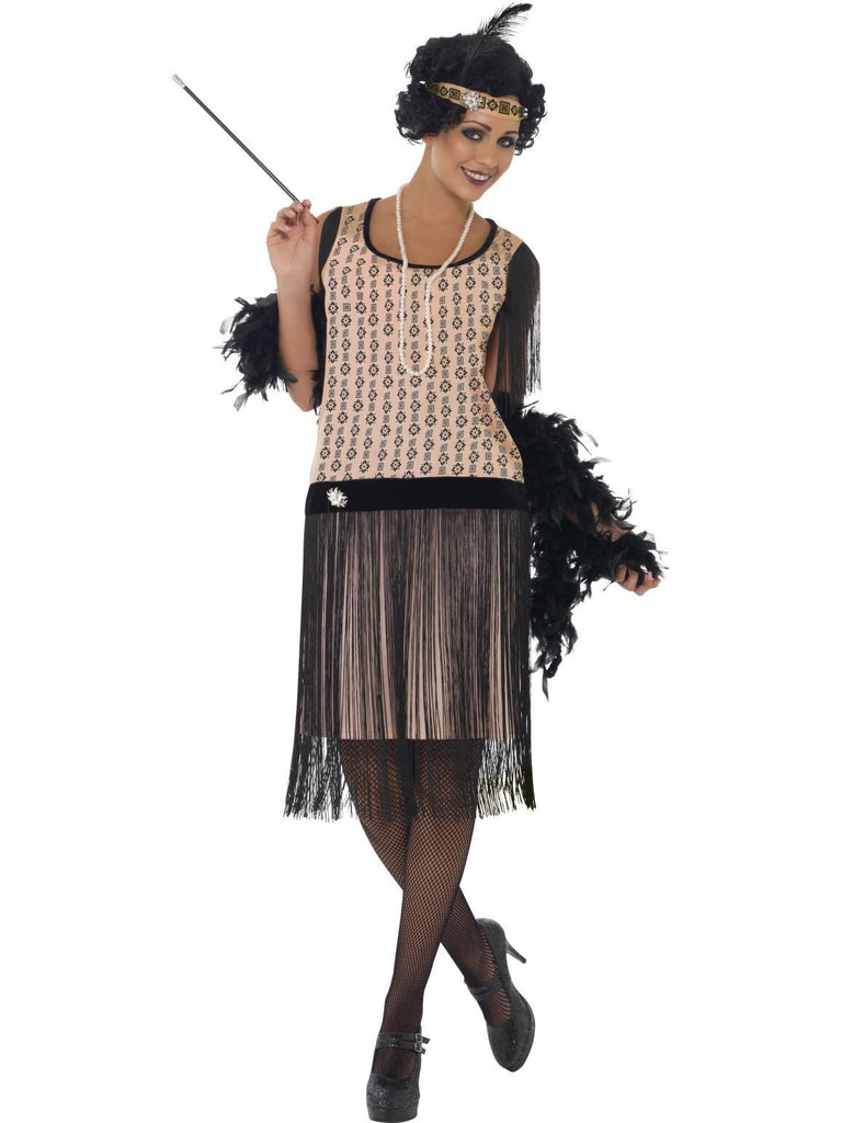 Charleston Fringed Flapper Costume 1920s Gatsby Outfit Disguises Costumes Hire And Sales 3853