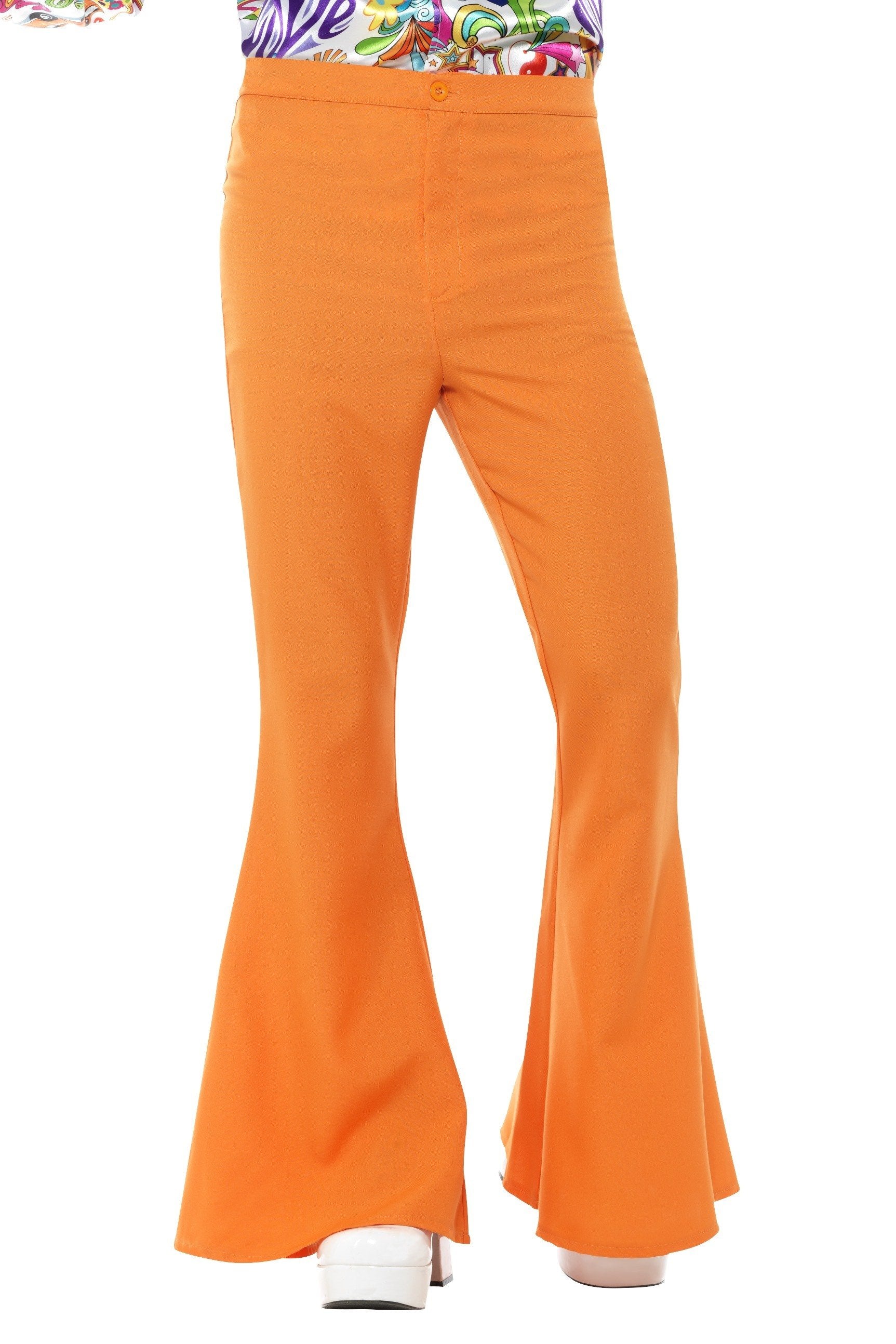 Disco 60s 70s Retro Bell Bottoms Flared Trousers